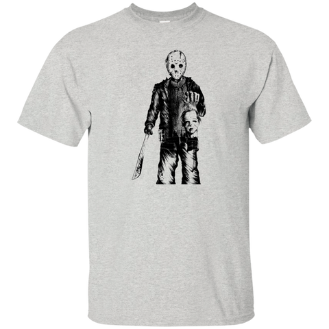 jason vs michael myers sticker halloween t shirt Custom Ultra Cotton