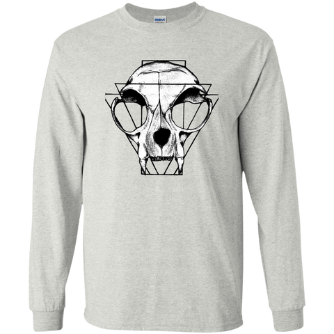 cat skull t- T-Shirt
