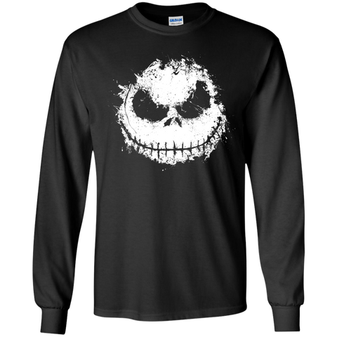 ink skull halloween T-Shirt LS Ultra Cotton Tshirt