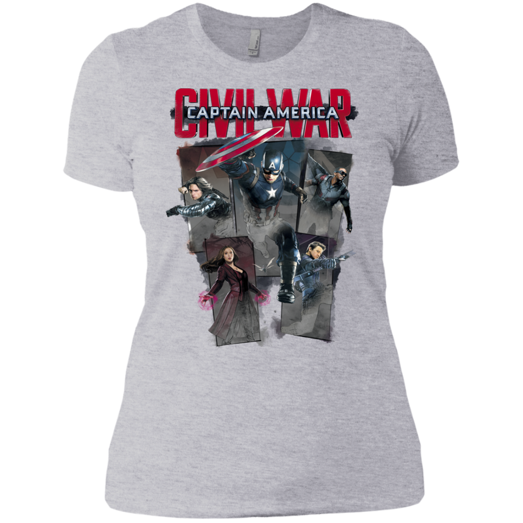captain america civil war heroes T-Shirt