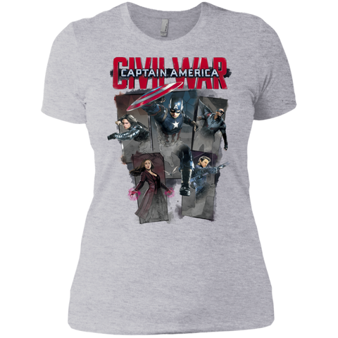 captain america civil war heroes T-Shirt