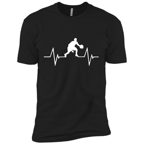 basketball heartbeat love T-Shirt