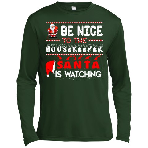 be nice to the housekeeper santa is watching T-Shirt