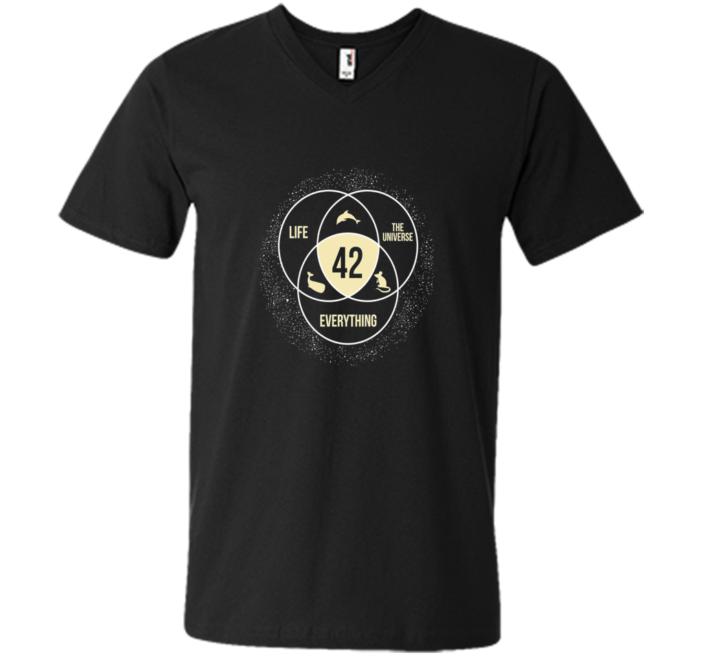 the answer to life universe and everything t-shirt
