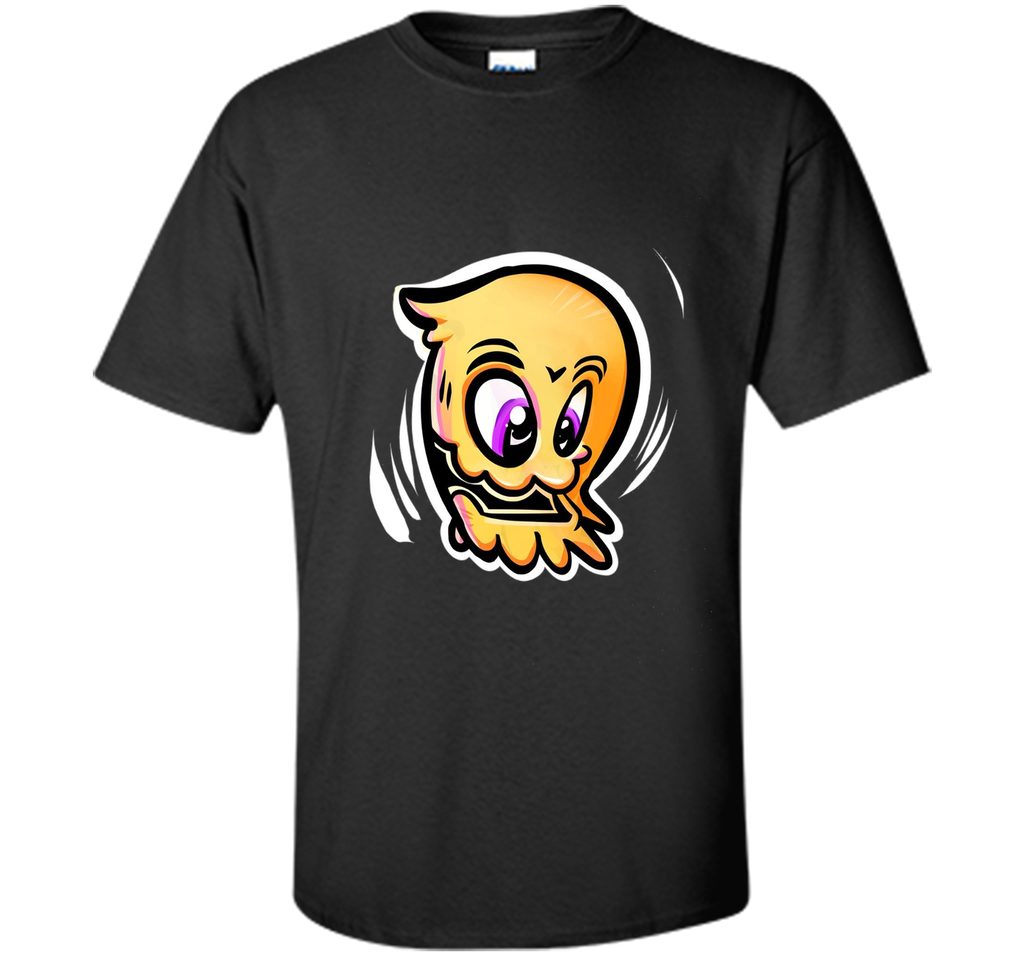 Funny Ghost Cartoon Skull Design Tee Gift Ghosts Fun T-Shirt cool shirt
