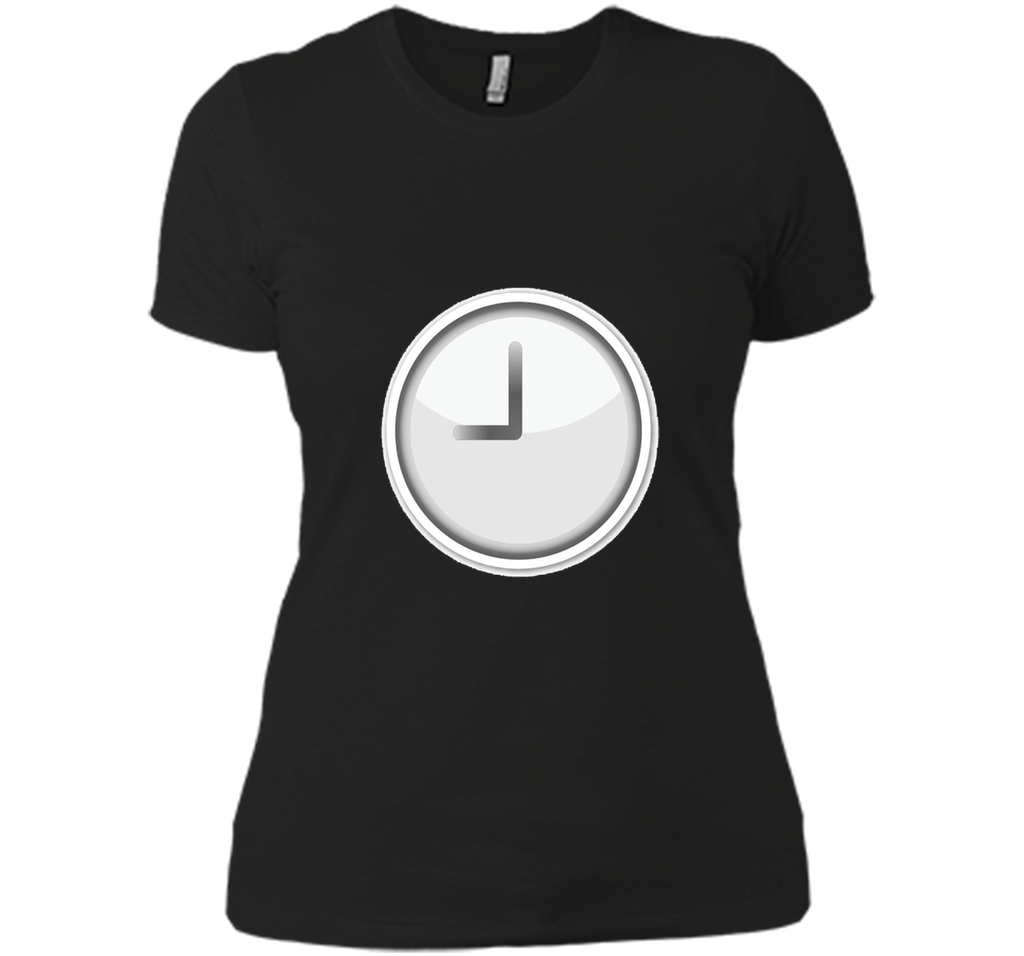 Clock Original Graphic Design T-Shirt Tell Time Hands