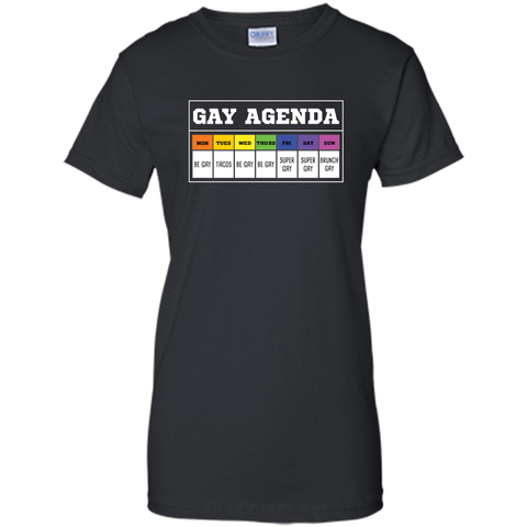 Gay Agenda Funny T Shirt
