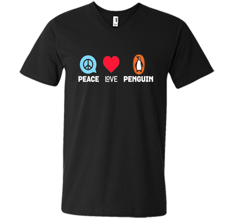 Peace Love Penguins Tee - Funny Penguin Animal Lover T-Shirt