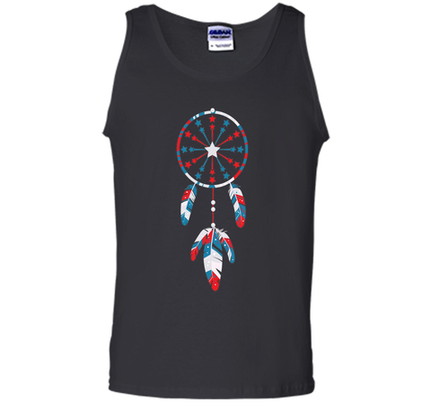 Dream Catcher 4TH Of July  Tshirt Red White And Blue
