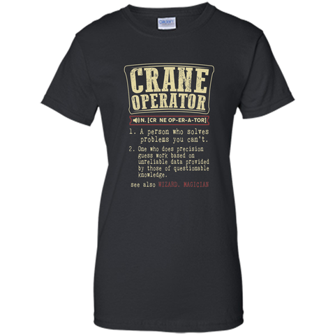 Crane operator funny dictionary term T-Shirt