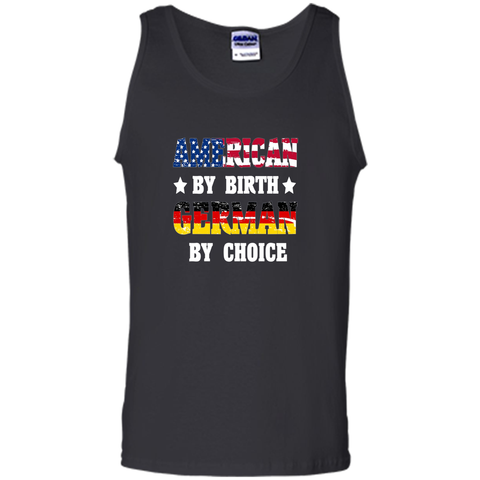 American By Birth German By Choice T-shirt U.S Flag Day