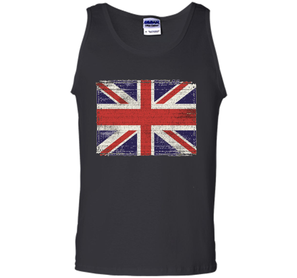 Union Jack T-shirt Vintage UK Flag Tee British Retro Flag