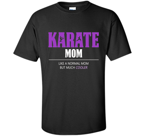 Karate Mom Cool Purple T Shirt