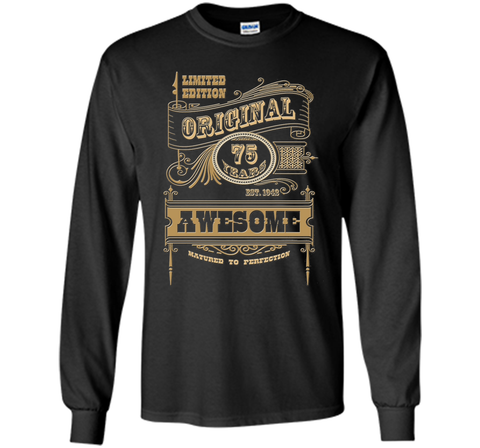 Best 75th Birthday Made in 1942 Awesome T-Shirt Gift Idea