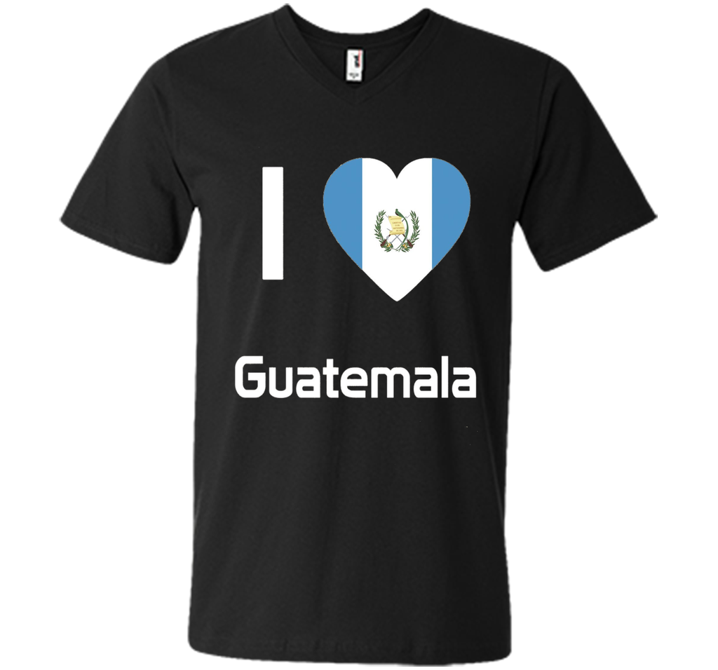 I love Guatemala T Shirt Flag of from Guatemalan tee