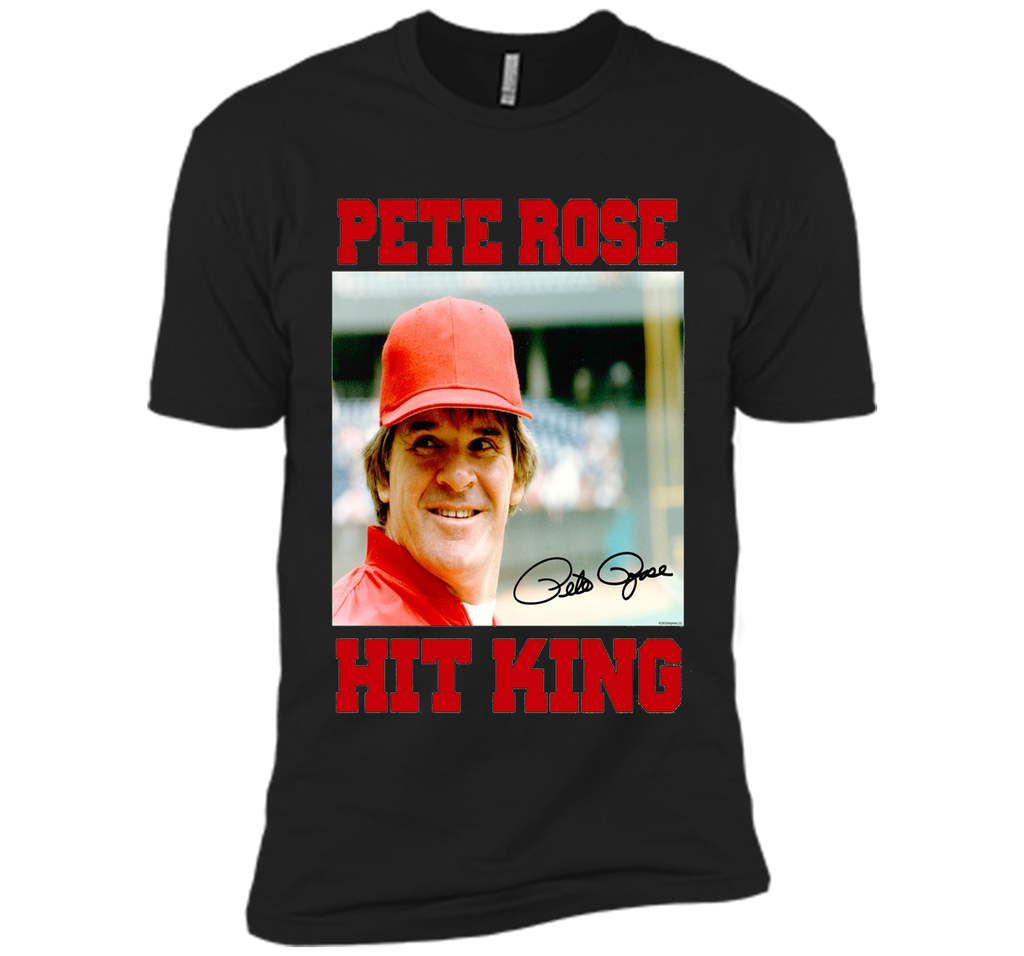 Pete Rose Hit King Photo with Signature