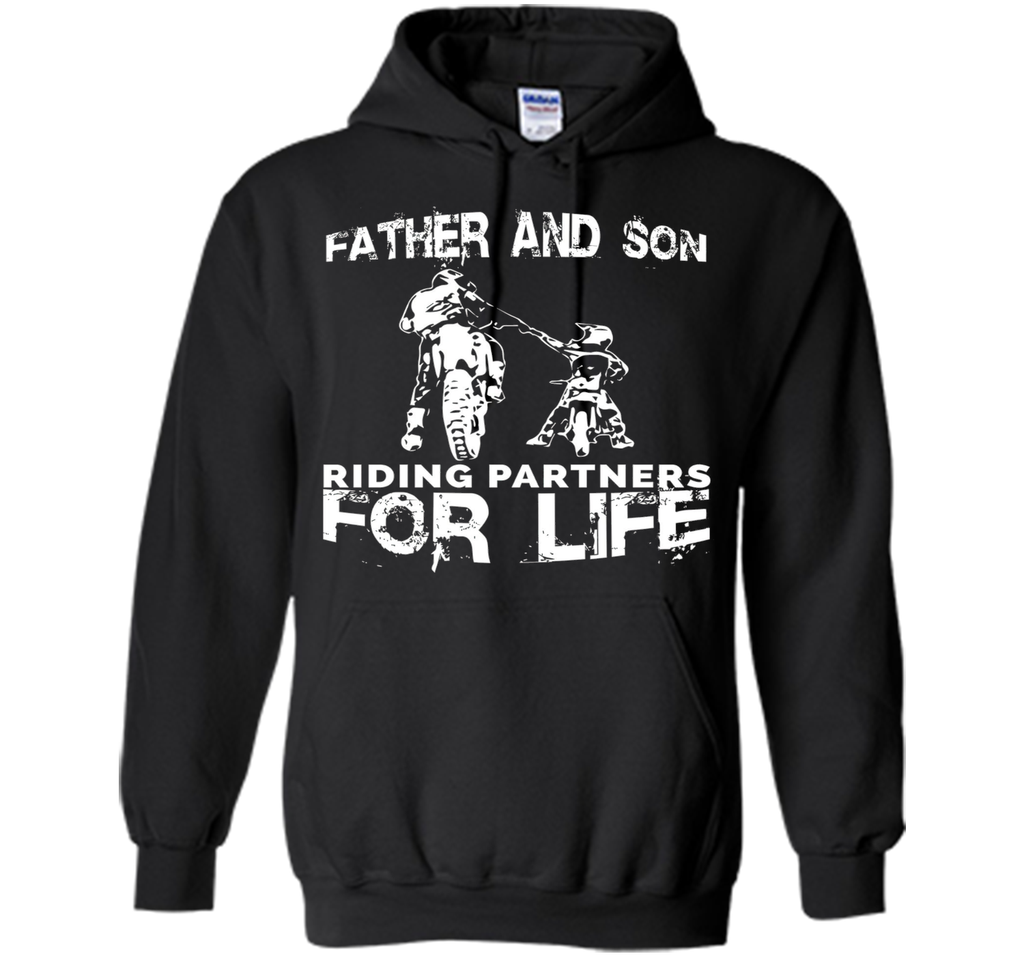 Father And Son Riding Partners For Life T-shirt Dads Sons