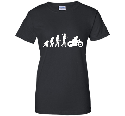Funny Vintage Motorcycle Motorbike Bikie Evolution T-Shirt