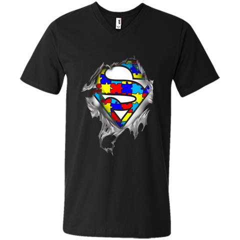 Autism Awareness Day Gifts Super Autism T-shirts color