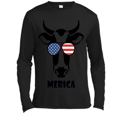 Merica Memorial Day Cow T-Shirt
