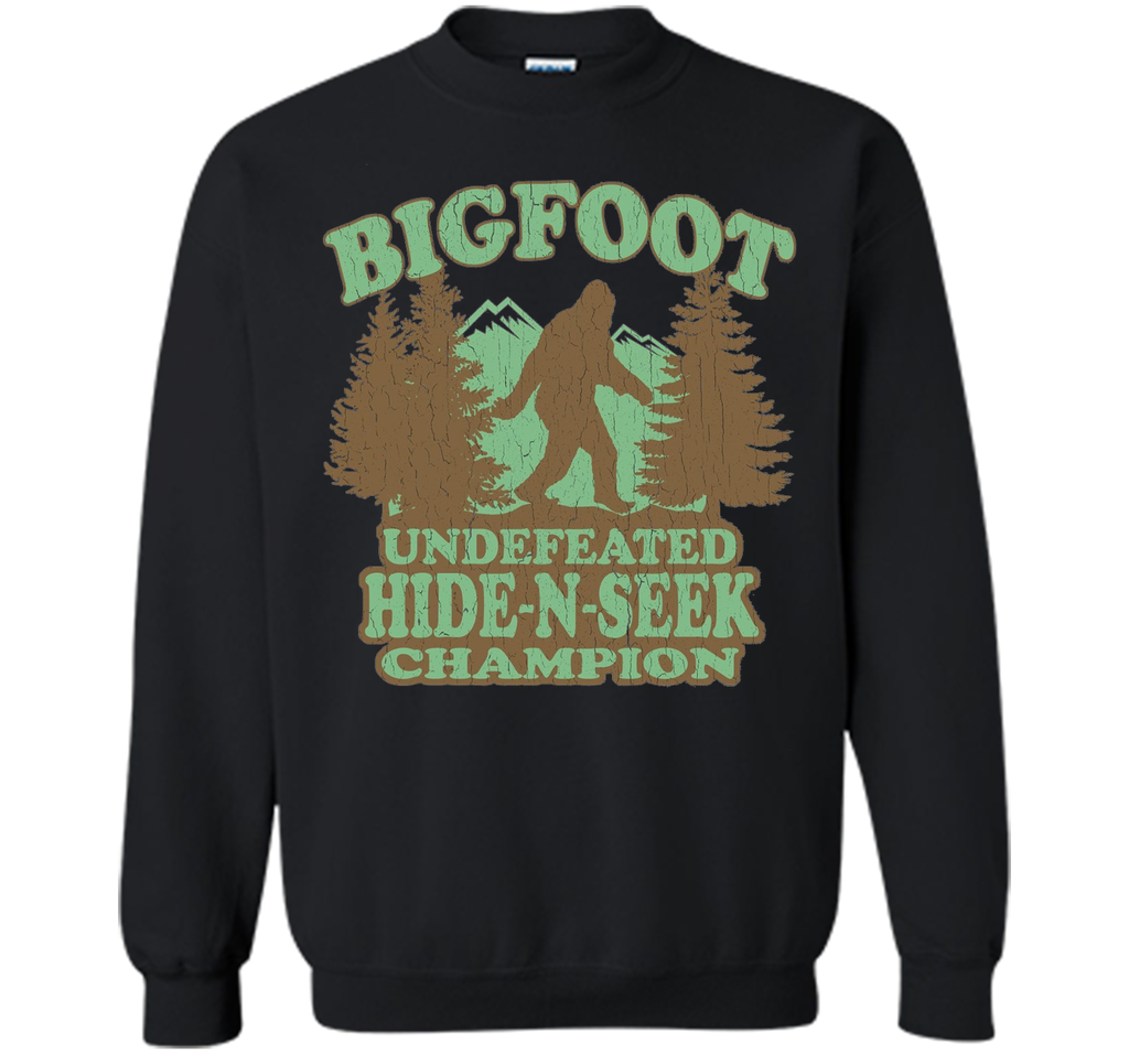 Bigfoot Hide-n-seek Champion T-shirt Funny Sasquatch Gift