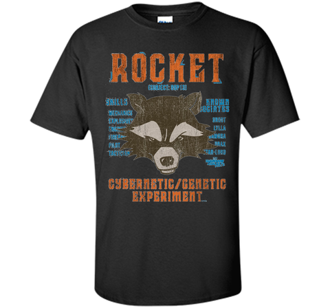 Marvel Rocket Guardians of the Galaxy 2 List Graphic T-Shirt