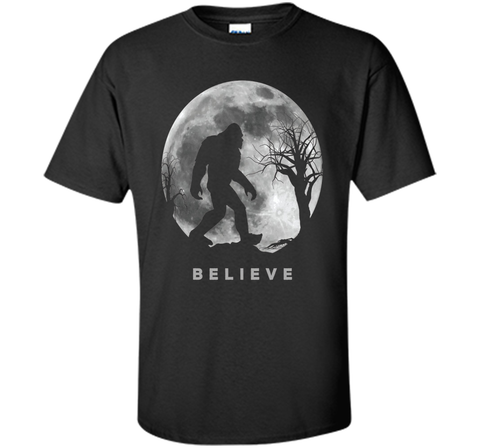 Bigfoot T-shirt Bigfoot Sasquatch Full moon Yeti Funny Shirt
