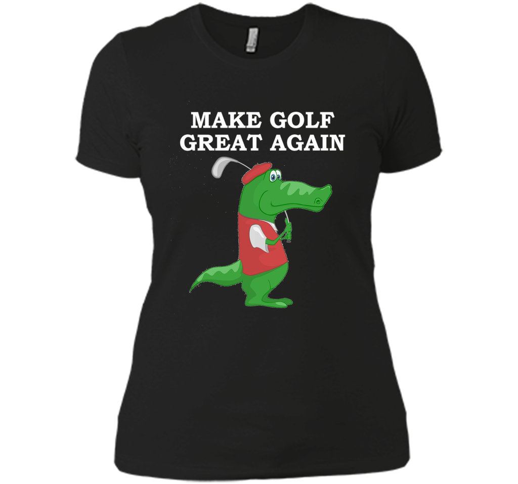 Make Golf Great Again Funny Joke Alligator Shirt