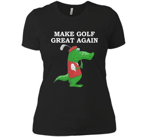 Make Golf Great Again Funny Joke Alligator Shirt