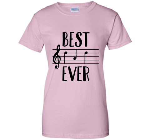 Mens Best Dad Ever T-Shirt Funny Music Note Father's Gift