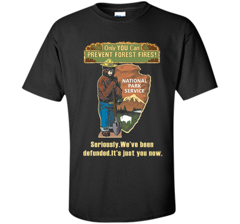 Seriously We've Been Defunded It's Just You Now t-shirt