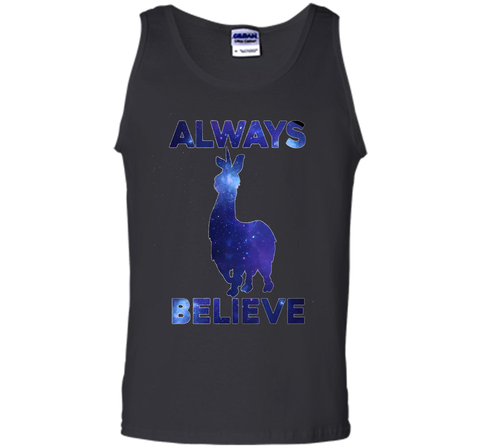 Always Believe Llamacorn Shirt - Graphic Galaxy T-Shirt