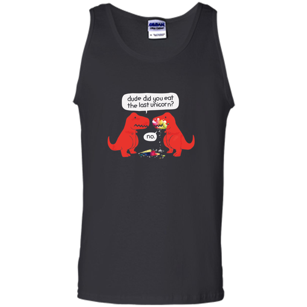 The Dude You Eat the Last Unicorn T-Shirt Dinosaurs