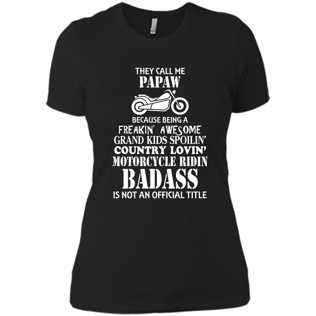 Men's They Call Me Papaw Motorcycle Biker Shirt Great Gift