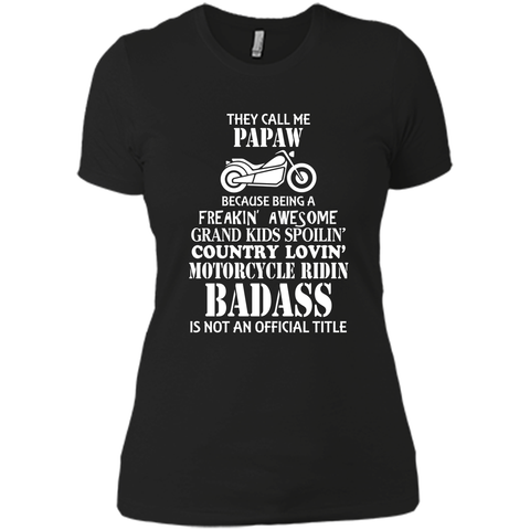 Men's They Call Me Papaw Motorcycle Biker Shirt Great Gift