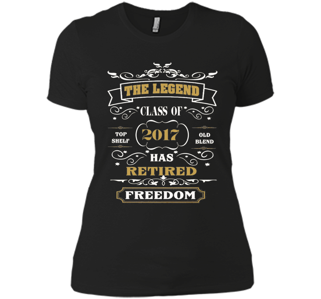Retired 2017 Shirt: Funny Retirement Gift T-Shirt