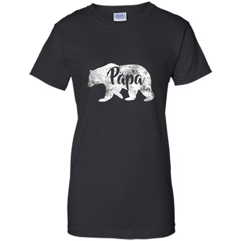 Men's Papa Bear T-Shirt Awesome Camping Father's Tee