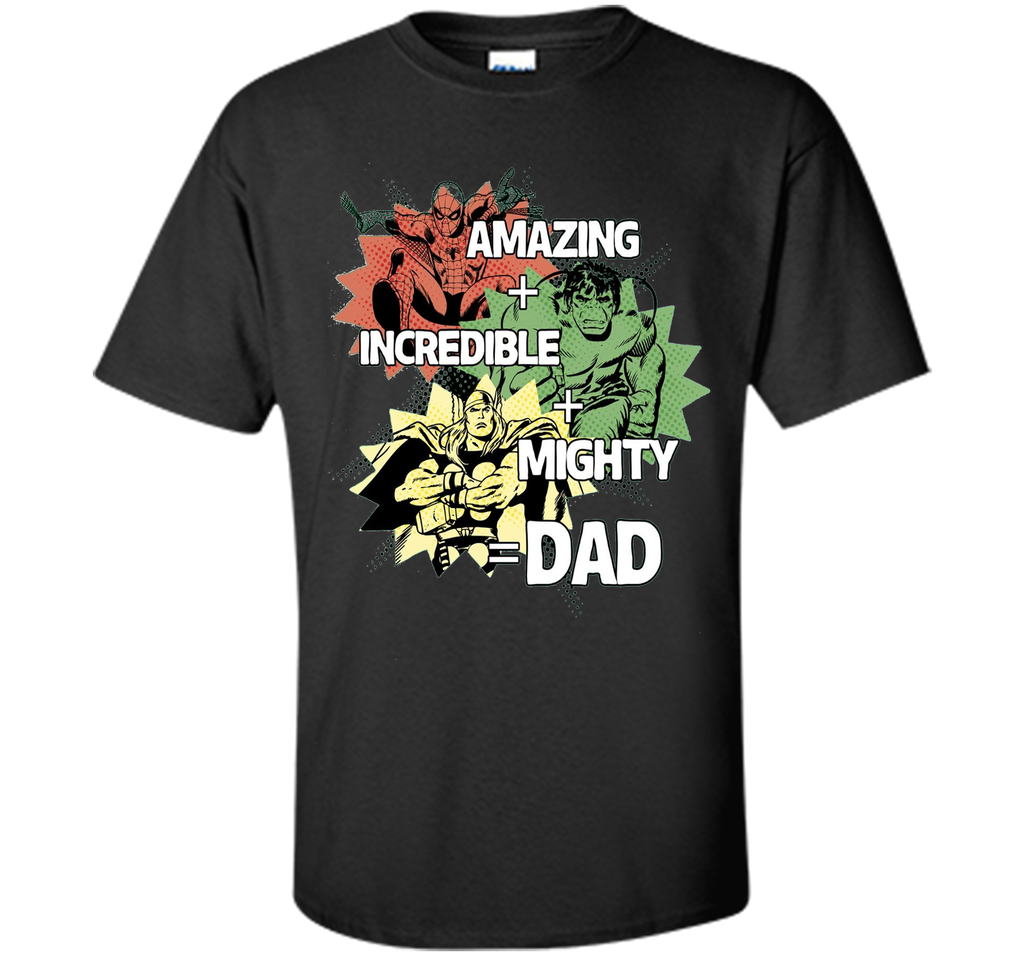 Marvel Avengers Father's Day Dad Qualities Graphic T-Shirt