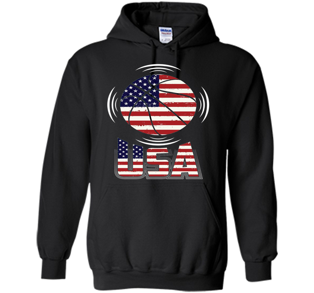 Basketball T Shirt with USA Flag Awesome T Shirt