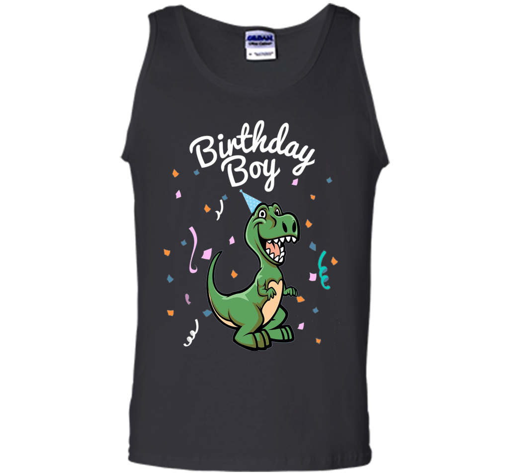 Birthday Dino T-rex T-shirt Dinosaur Boy Kids Party Tees