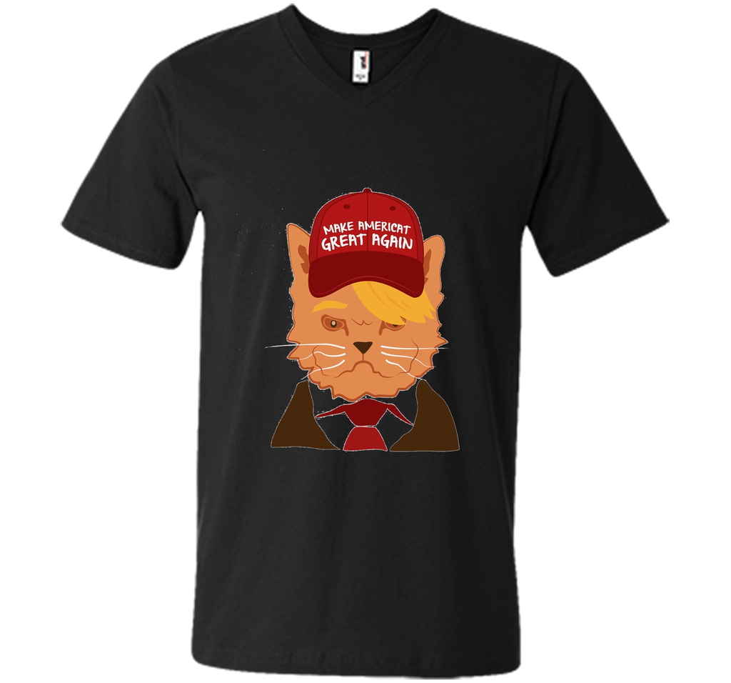 Novelty Trump Cat America T-shirt