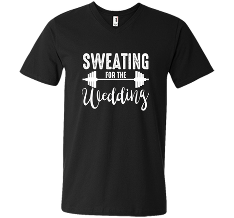 Sweating for the Wedding T Shirt bride Gym Shirts