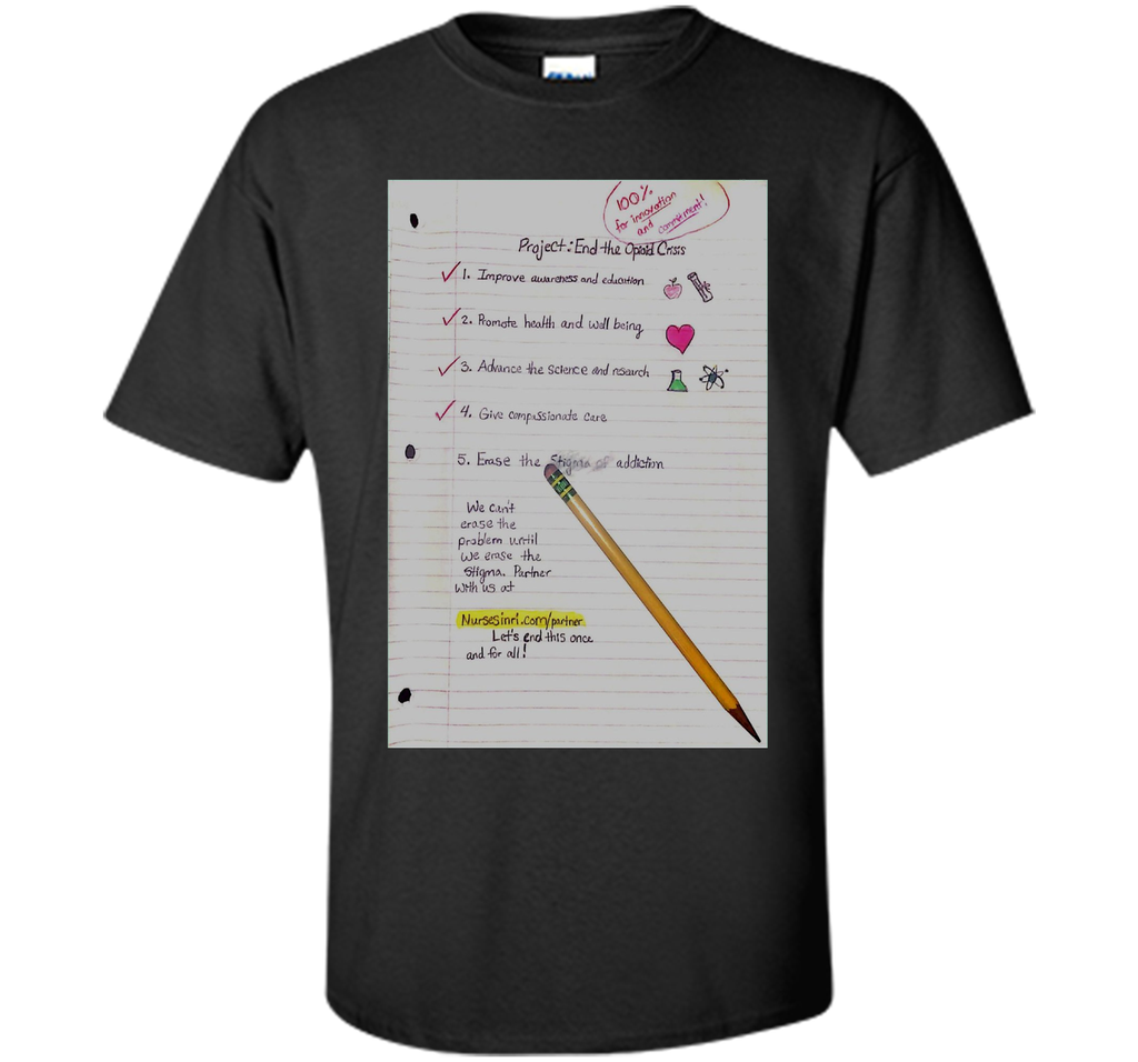 Erase the Stigma motivational tshirt