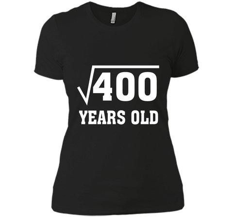 Square Root Of 400 Funny 20 Years Old T-Shirt 20th Birthday