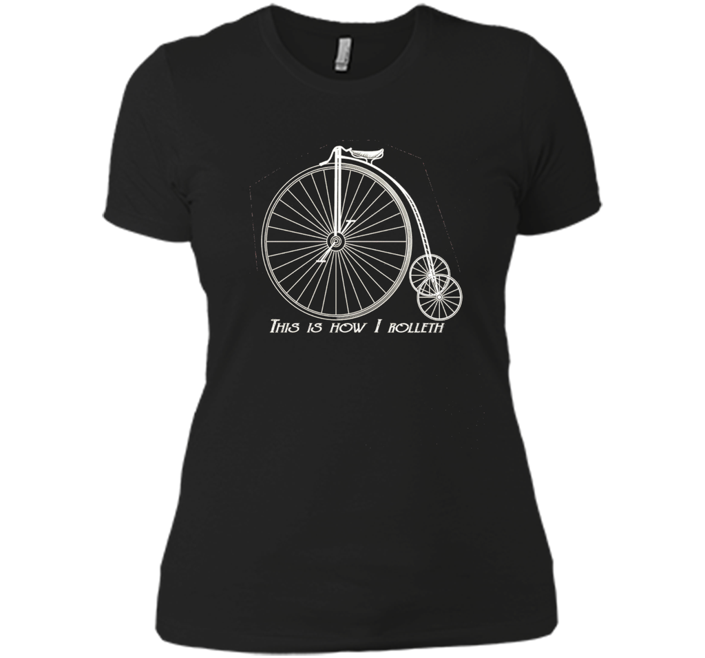 This is How I Rolleth Roll Vintage Tricycle BiCycle T-Shirt
