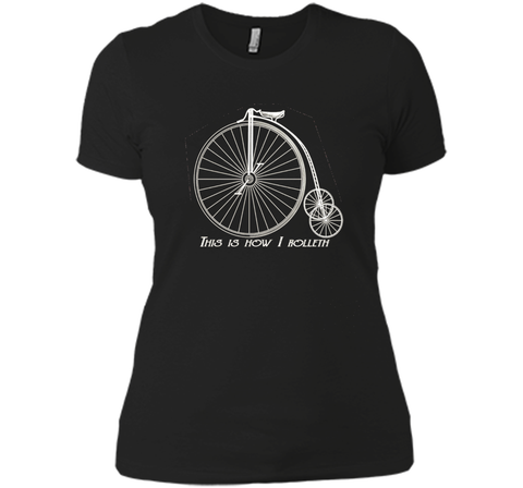 This is How I Rolleth Roll Vintage Tricycle BiCycle T-Shirt