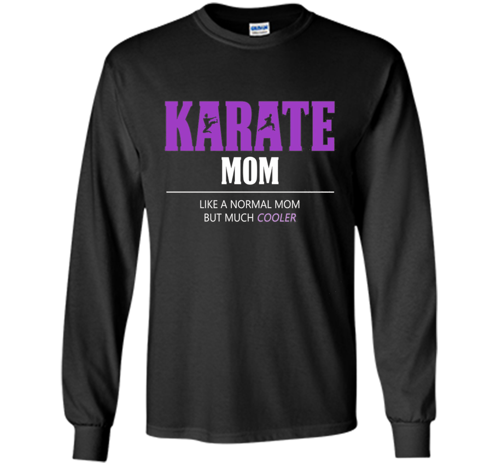Karate Mom Cool Purple T Shirt