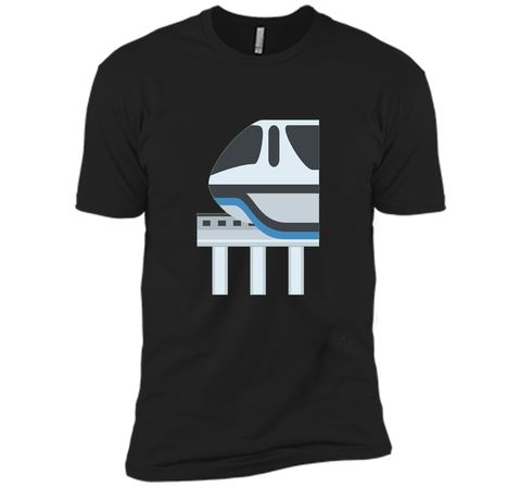 Monorail Emoji T-Shirt Train Ride Track Futuristic Electric