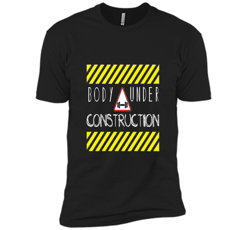 Body Under Construction Motivational Gym Workout Shirt