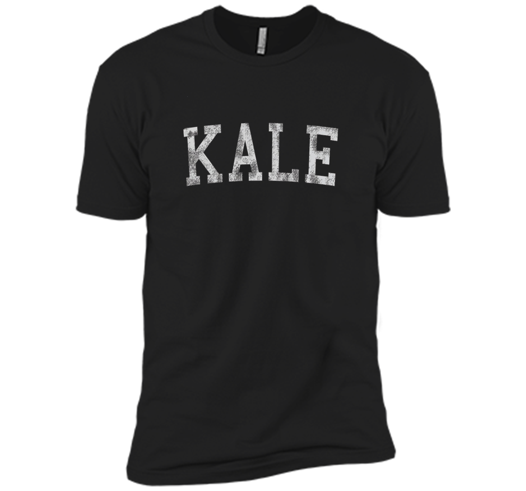 Retro Kale University Funny Vegan T-Shirt